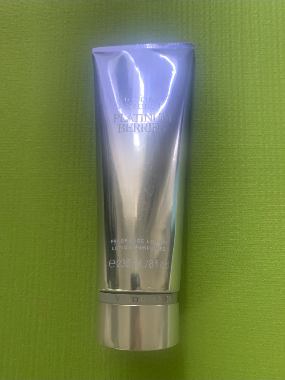 Victoria's Secret Platinum Berries Fragrance Lotion - Metallic Silver